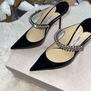 Jimmy choo bing 100 heels in black